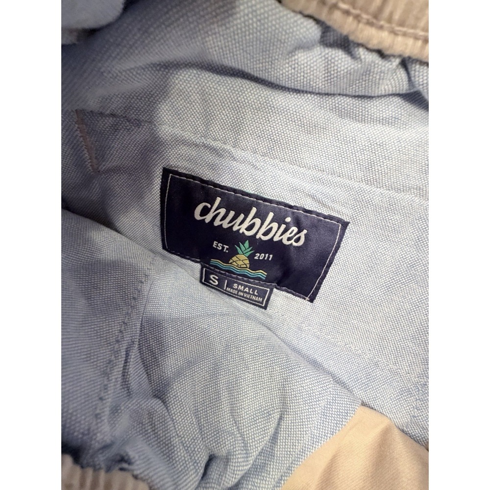 Chubbies originals men's small 7" tan khaki nwt - Picture 2 of 3